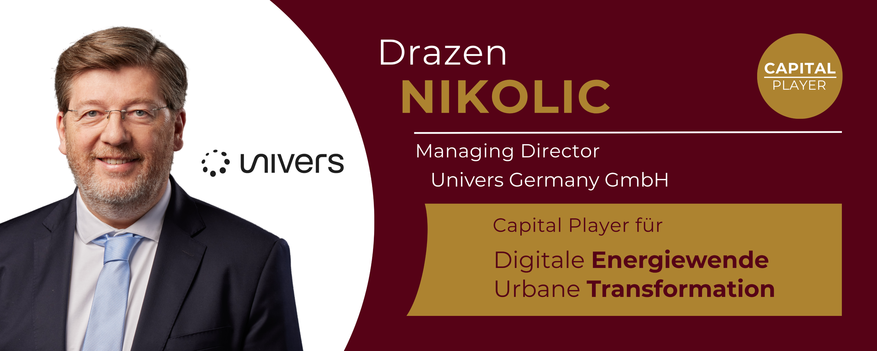 Capital Player Drazen Nikolic, CEO Univers Germany | BERLINboxx